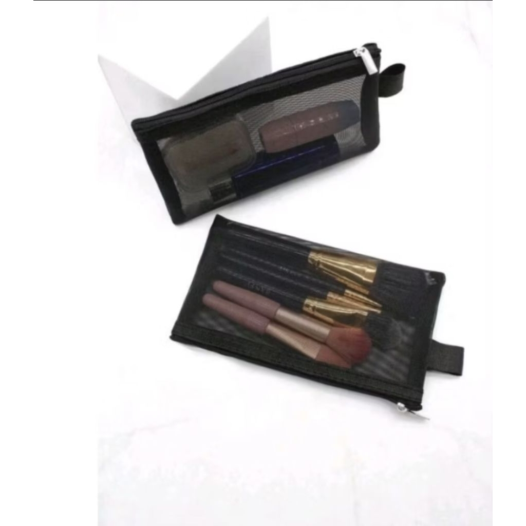 

Tas Pensil Tas brush Kuas Multifungsi jaring polyester