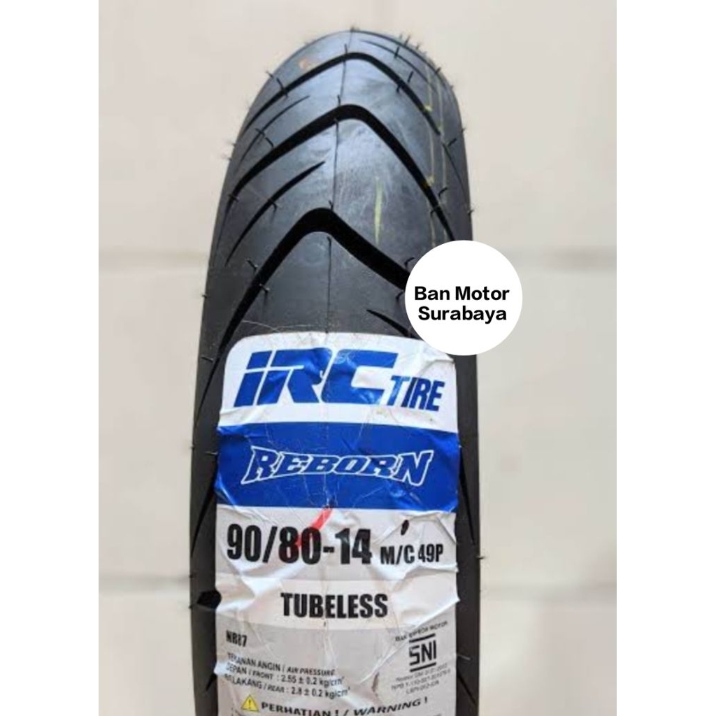 Ban Motor IRC 90/80-14 REBORN NR87Z Tubeless
