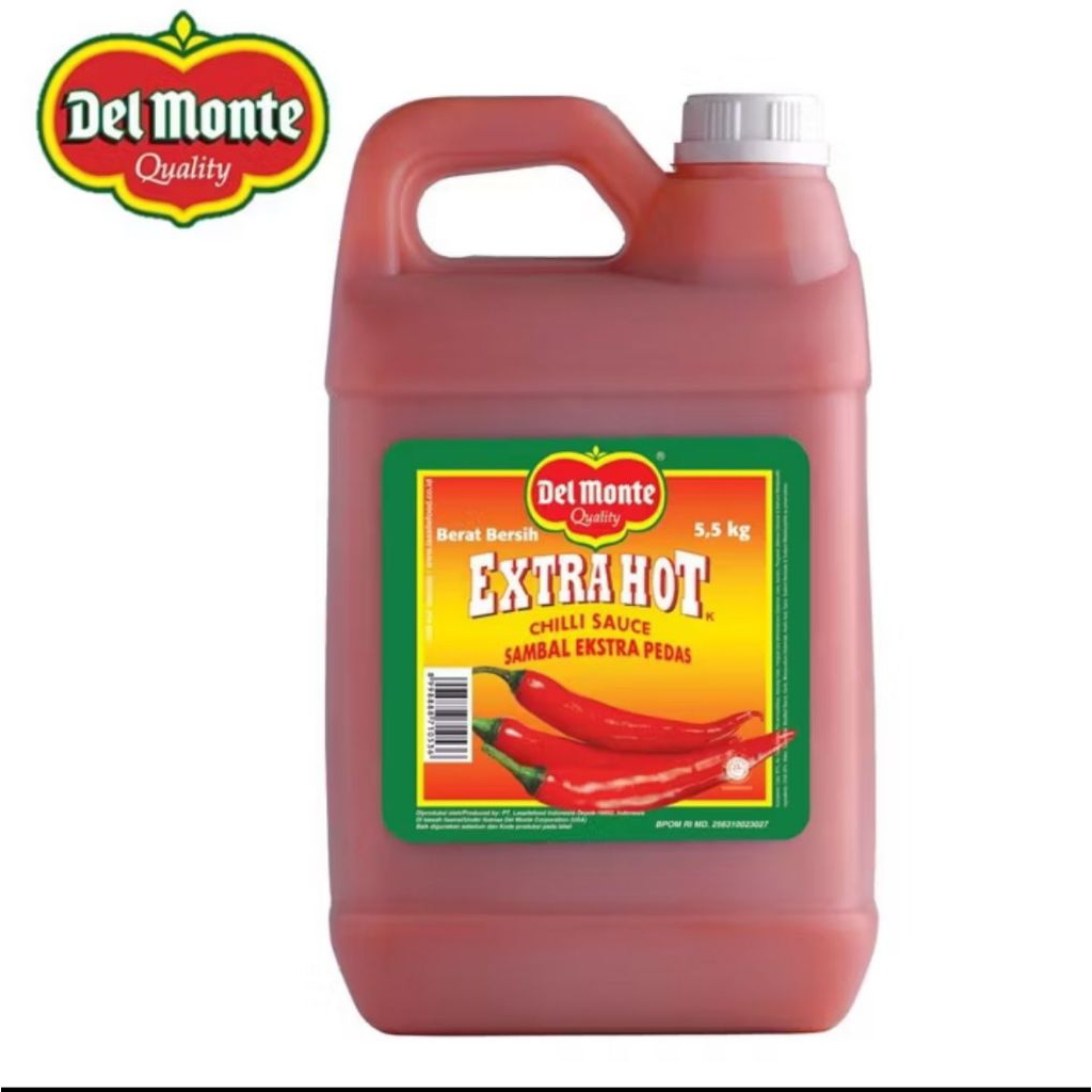 

Saus Sambal Extra Pedas Chilli Sauce Del Monte Quality 5,5 Kg