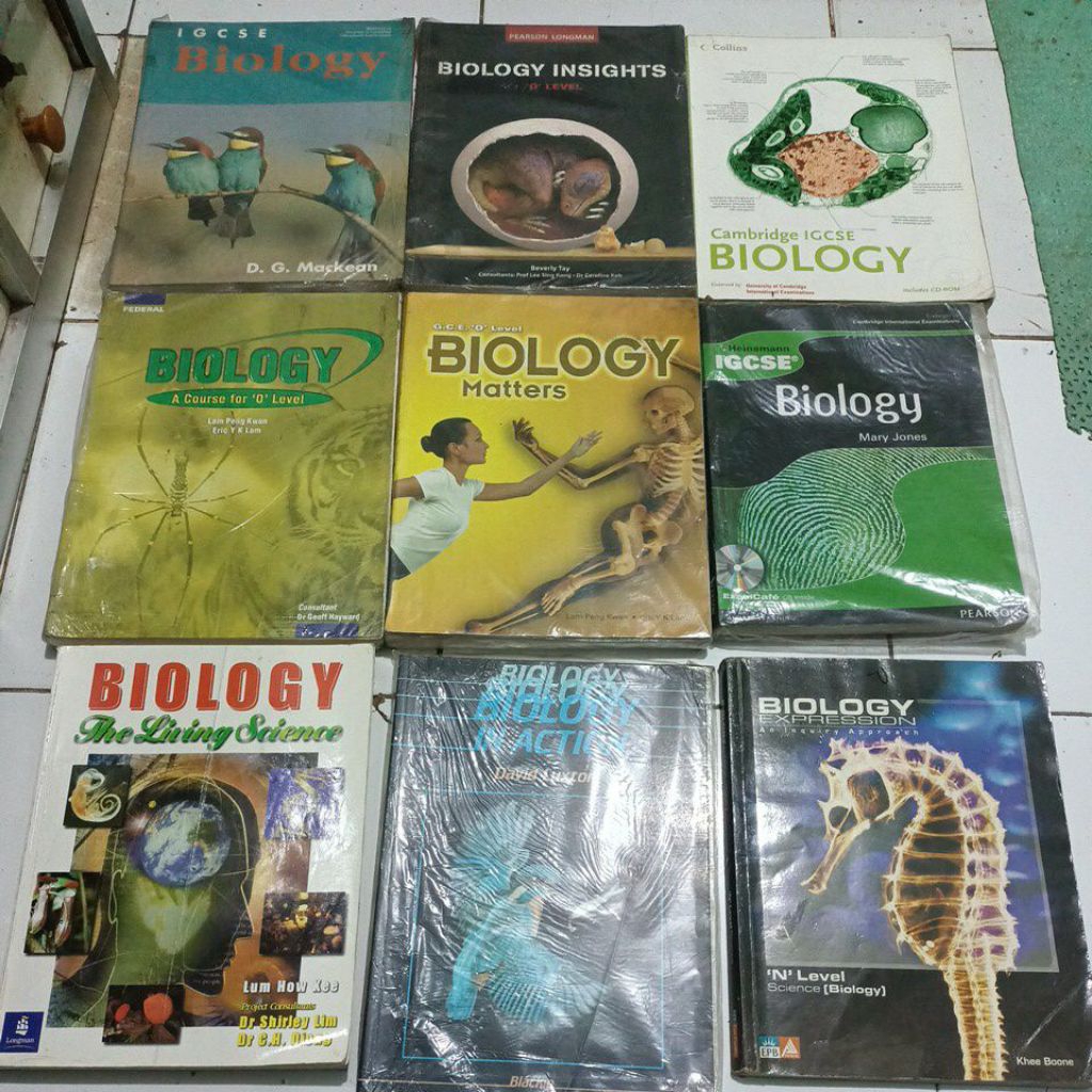 ORI IGCSE Biology. Biology insighats 0 level. G.C.E.0 level Biology matters. Biology A coursebook fo