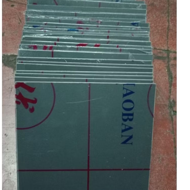 Plat Pvc Gray Abu Abu 3mm x 25cm x 25cm / Plat pvc potongan