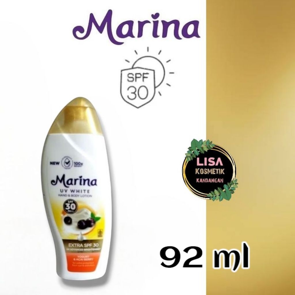 Marina uv hand & body Extra SPF 30 92 ml ( kecil )