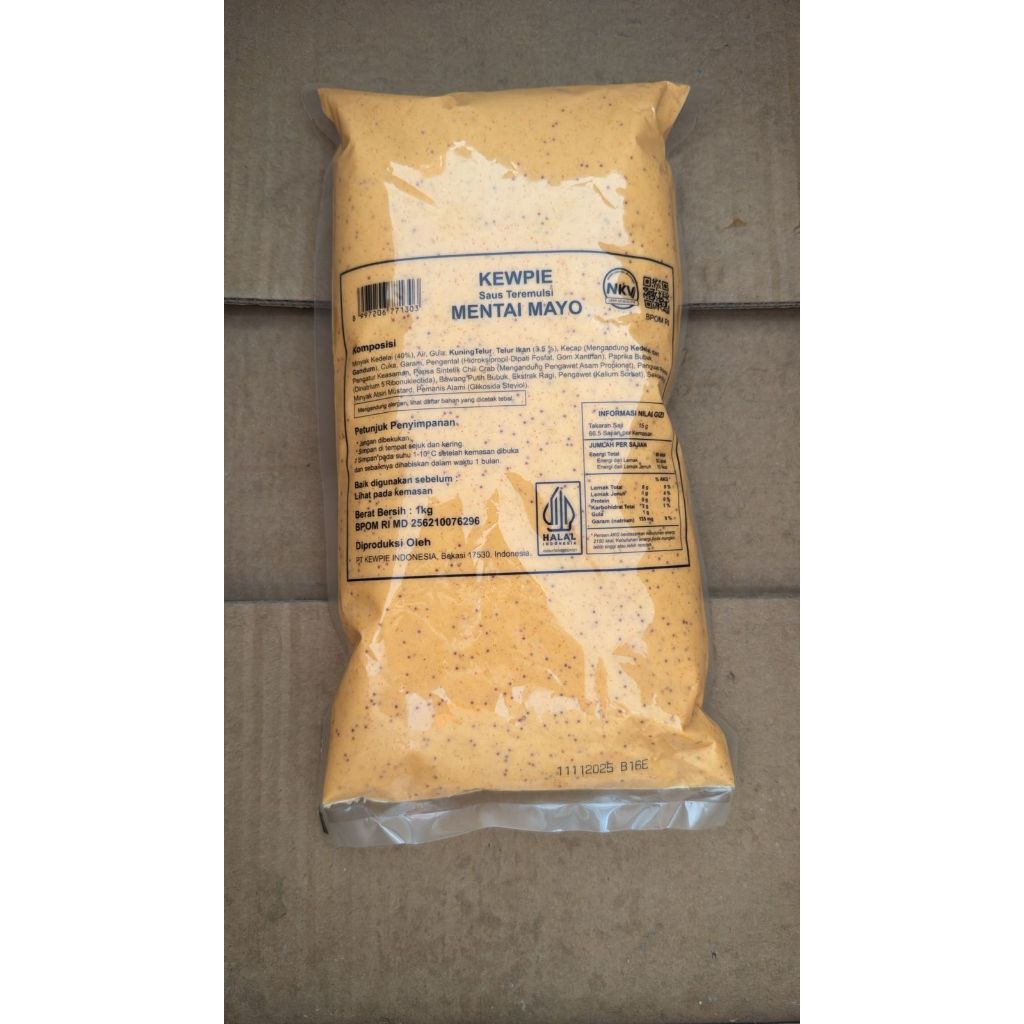 

Kewpie Mentai Mayonnaise 1kg Kewpie Mentai Mayo 1kg