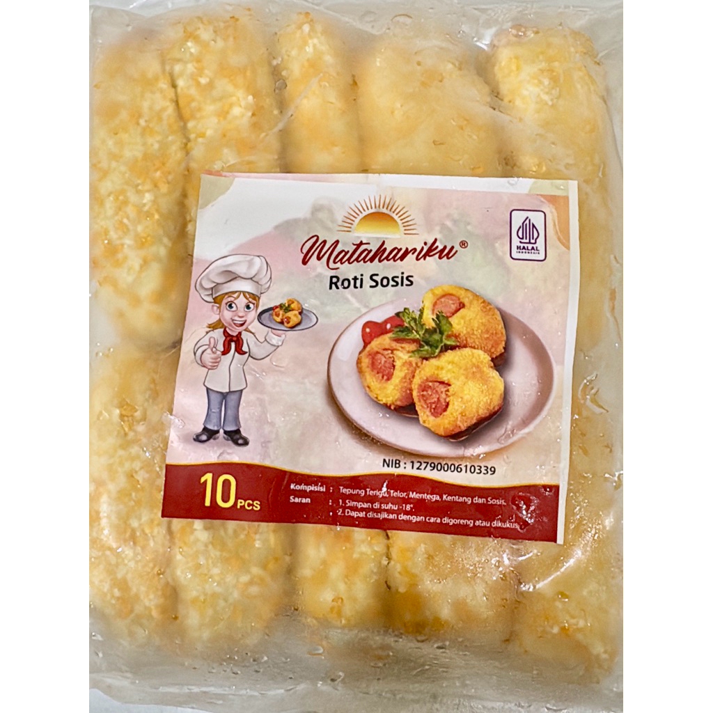

Matahariku Roti Goreng isi Sosis