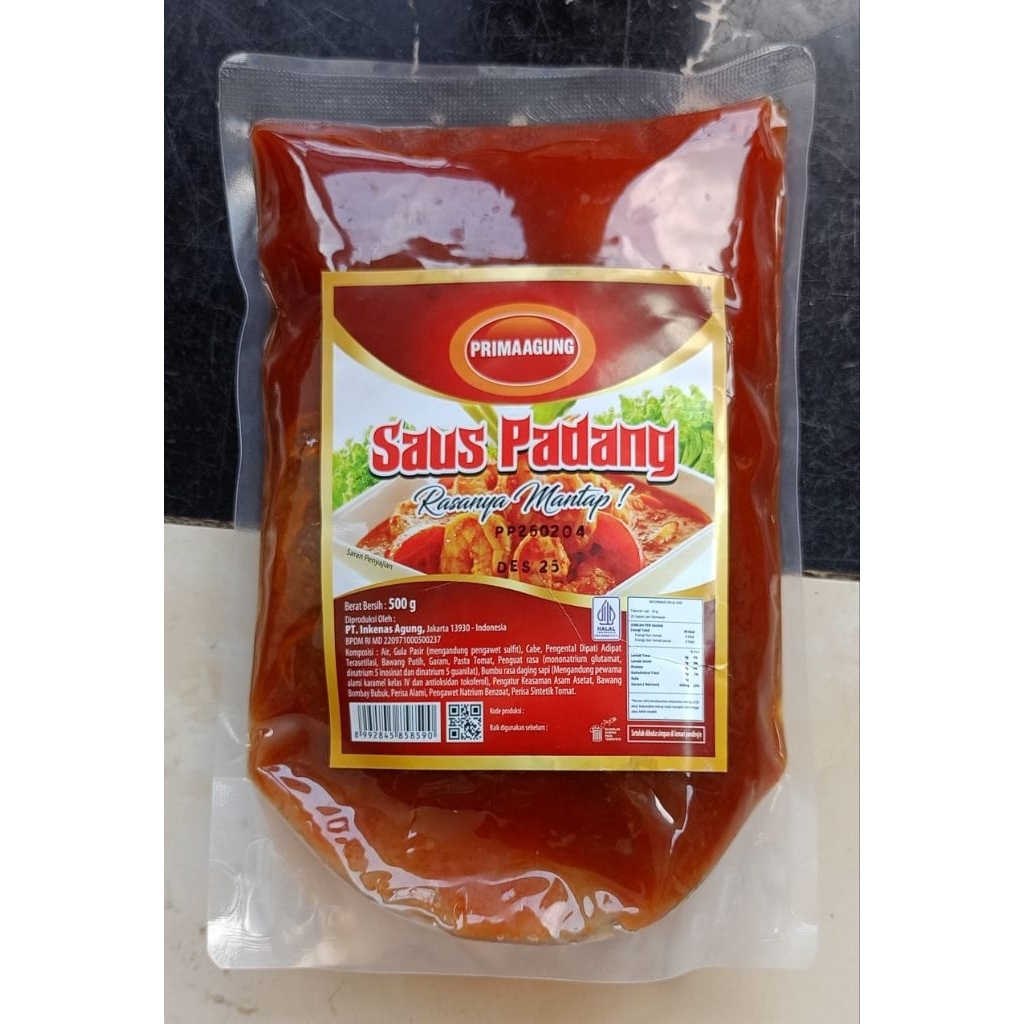 

Saus Padang Prima Agung 500gr Halal
