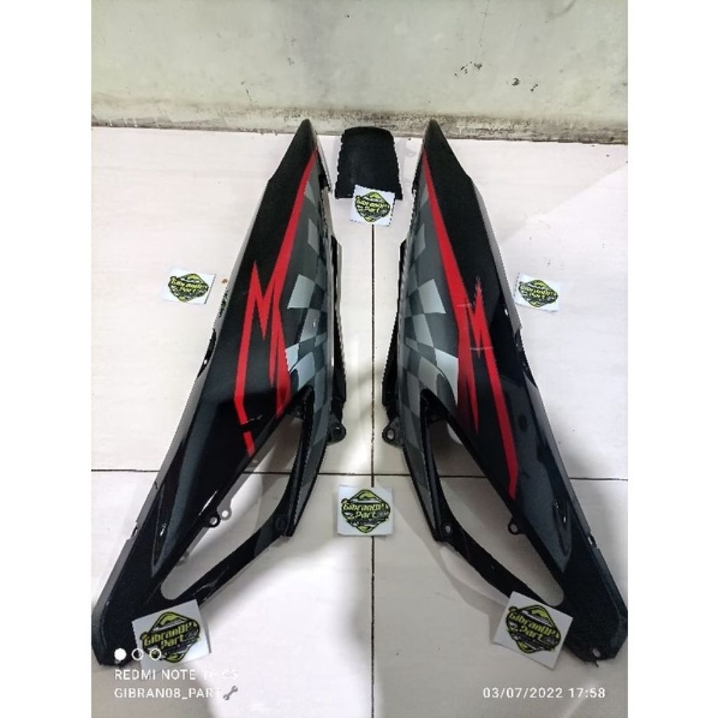 COVER BODY BELAKANG HONDA SUPRA X 125 BATMAN BOK AKI SUPRA X 125 BATMAN BOX AKI SUPRA BATMAN BODY SU