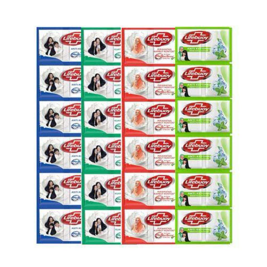 SHAMPOO LIFEBUOY RENCENG / SHAMPOO LIFEBUOY 9ml RENCENG SACHET/12