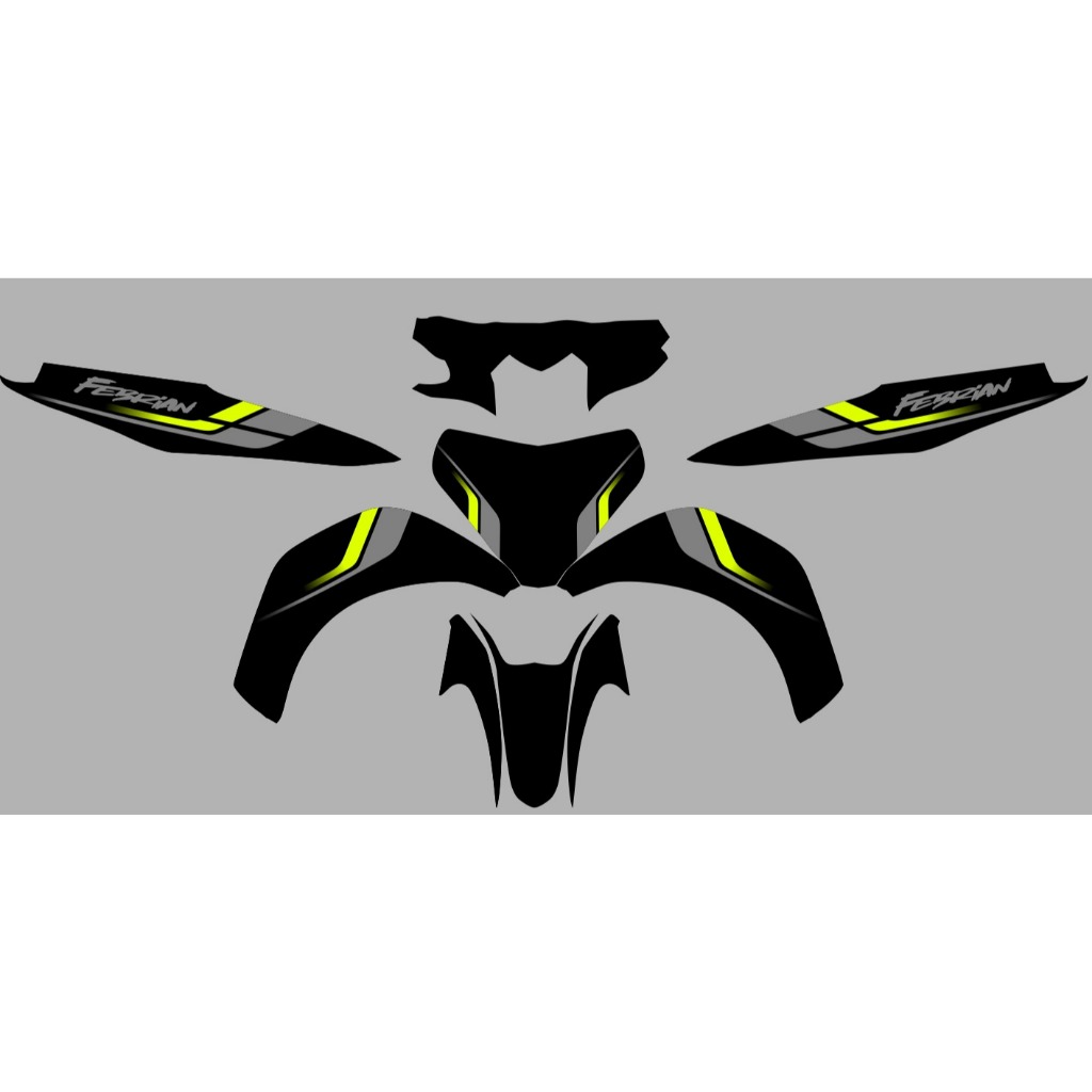 Decal Yamaha Vega Force Dekal Striping New Vega Racing