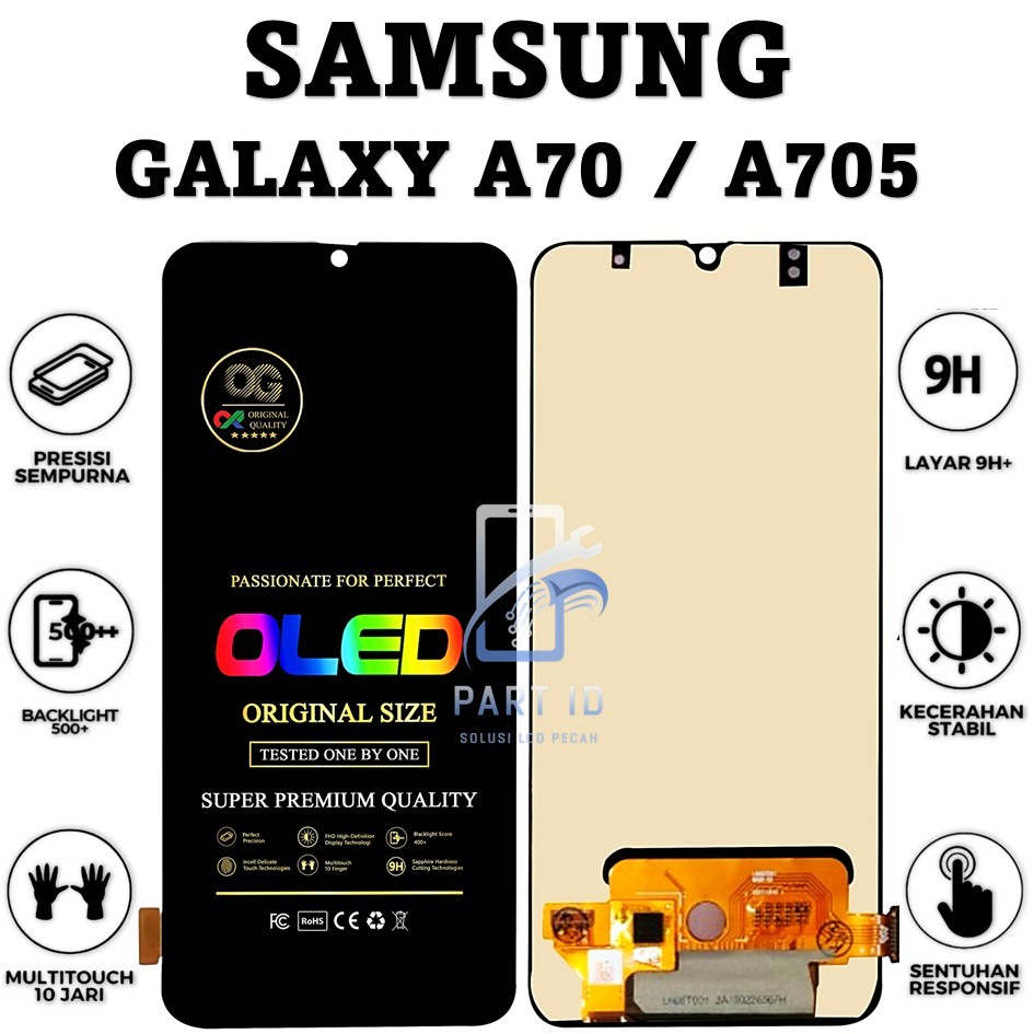LCD TOUCHSCREEN SAMSUNG A70 / A705F / A705 FULLSET ORIGINAL 100%