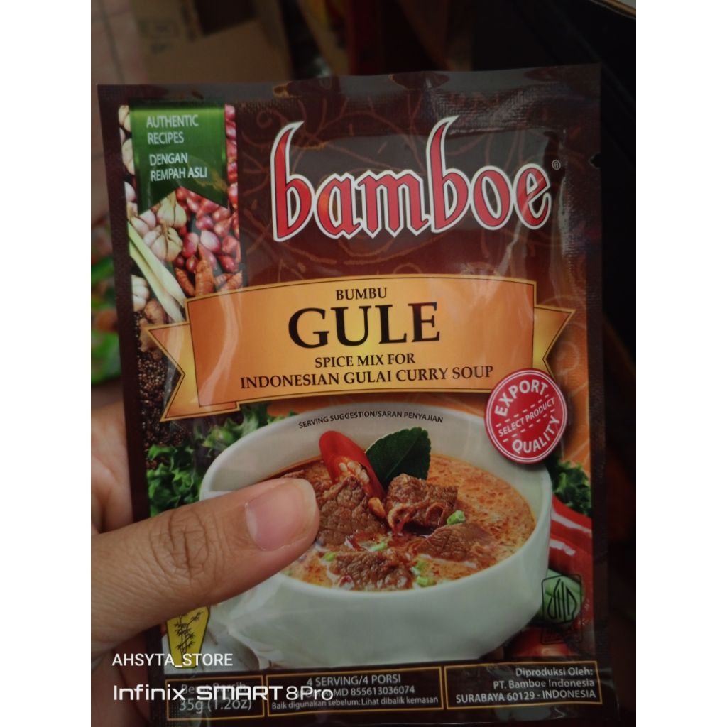 

(NEW) AHSYTA STORE // BAMBOE BUMBU MASAK INSTAN ALL VARIAN 35G