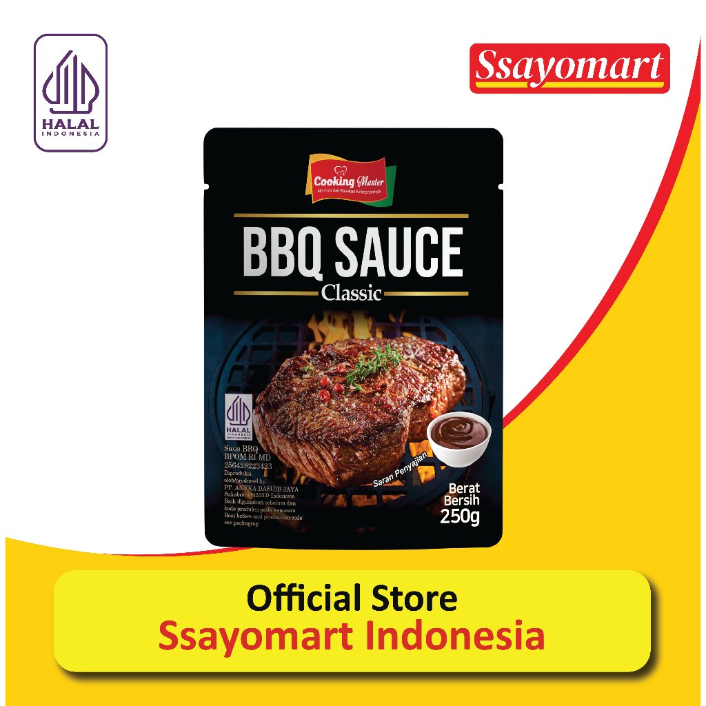 

Saus BBQ korea 250gr / Sauce daging BBQ STEAK