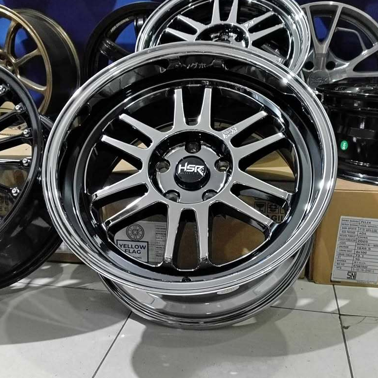 Velg Black Chrome Ring 17 HSR BLY Mobil Reborn, Xpander, Terios, Rush