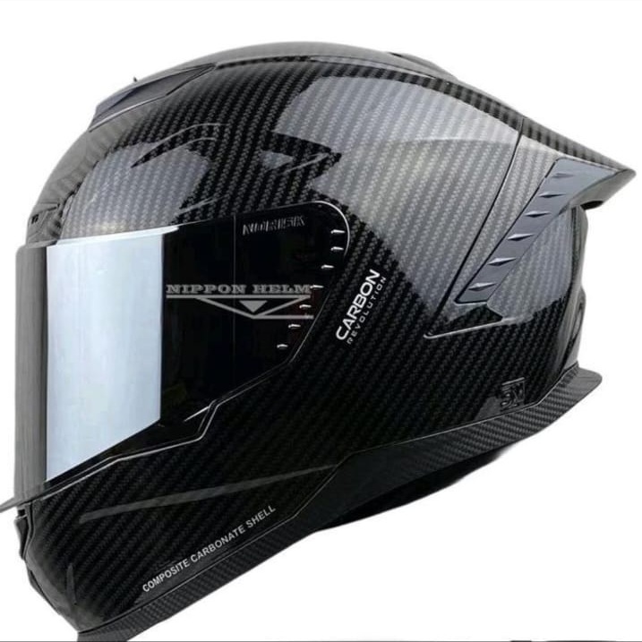 HELM VRC CARBON PAKET GANTENG FULLFACE & HALFFACE