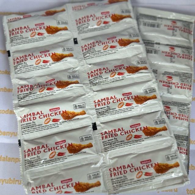 

1 PAK - INDOFOOD SAOS SAMBAL FRIED CHICKEN 24x8gram