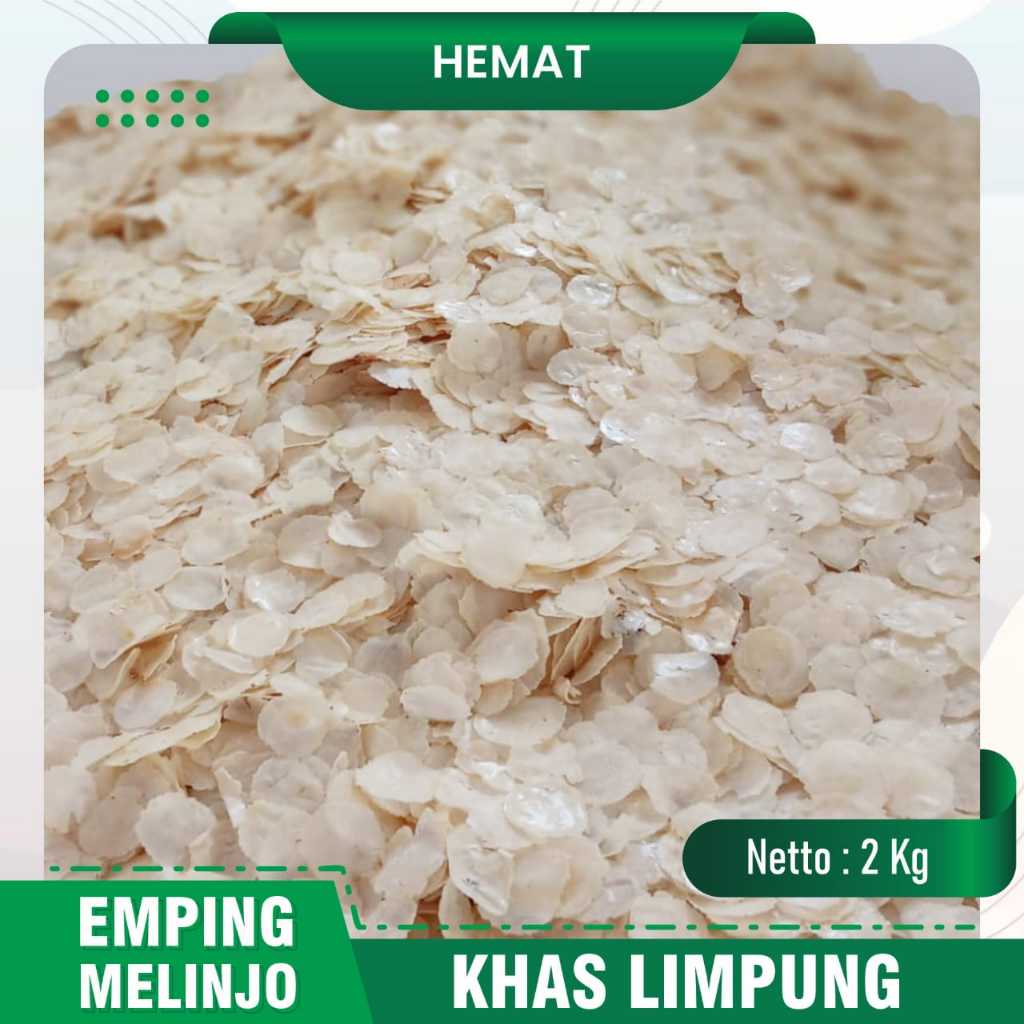 

Emping melinjo krupuk khas jawa tengah PAKET 2 kg