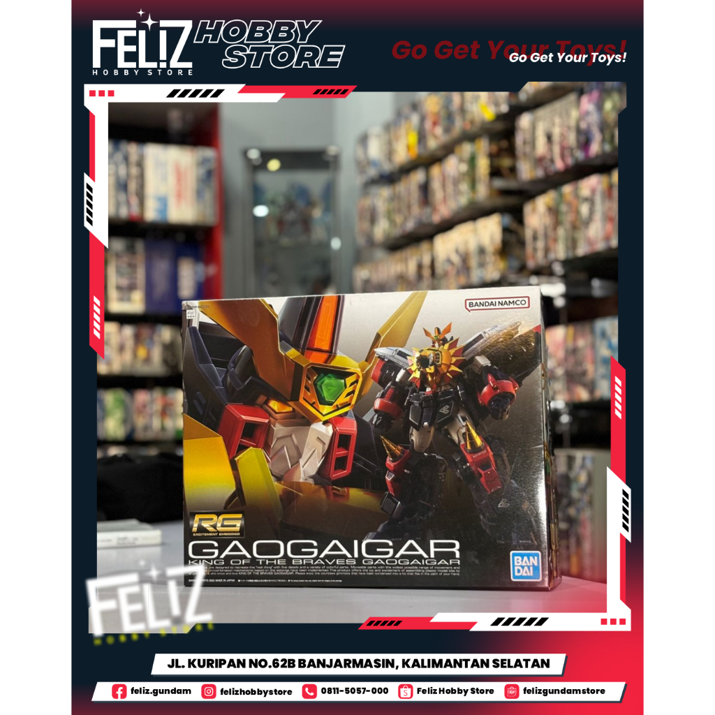 ( BANDAI ) RG 1/144 EXCITEMENT EMBODIED GAOGAIGAR KING OF THE BRAVES GAOGAIGAR
