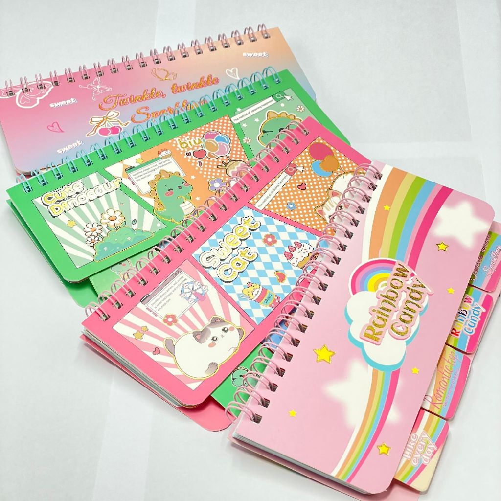 

NOTEBOOK SPIRAL FANCY UKURAN A7 ( MOTIF & WARNA RANDOM )
