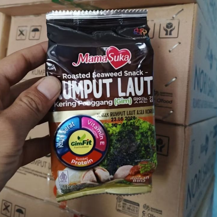 

Rumput laut panggang mama suka Barbeque & Original