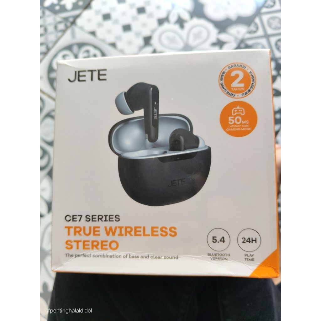 (BARU) Handsfree headset bluetooth TWS JETE CE7 SERIES Original