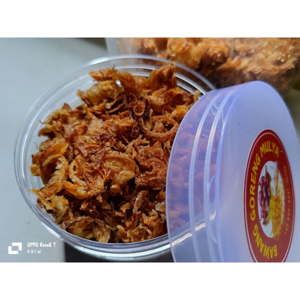 

Bawang merah goreng asli kriuk original kemasan toples 100 gram