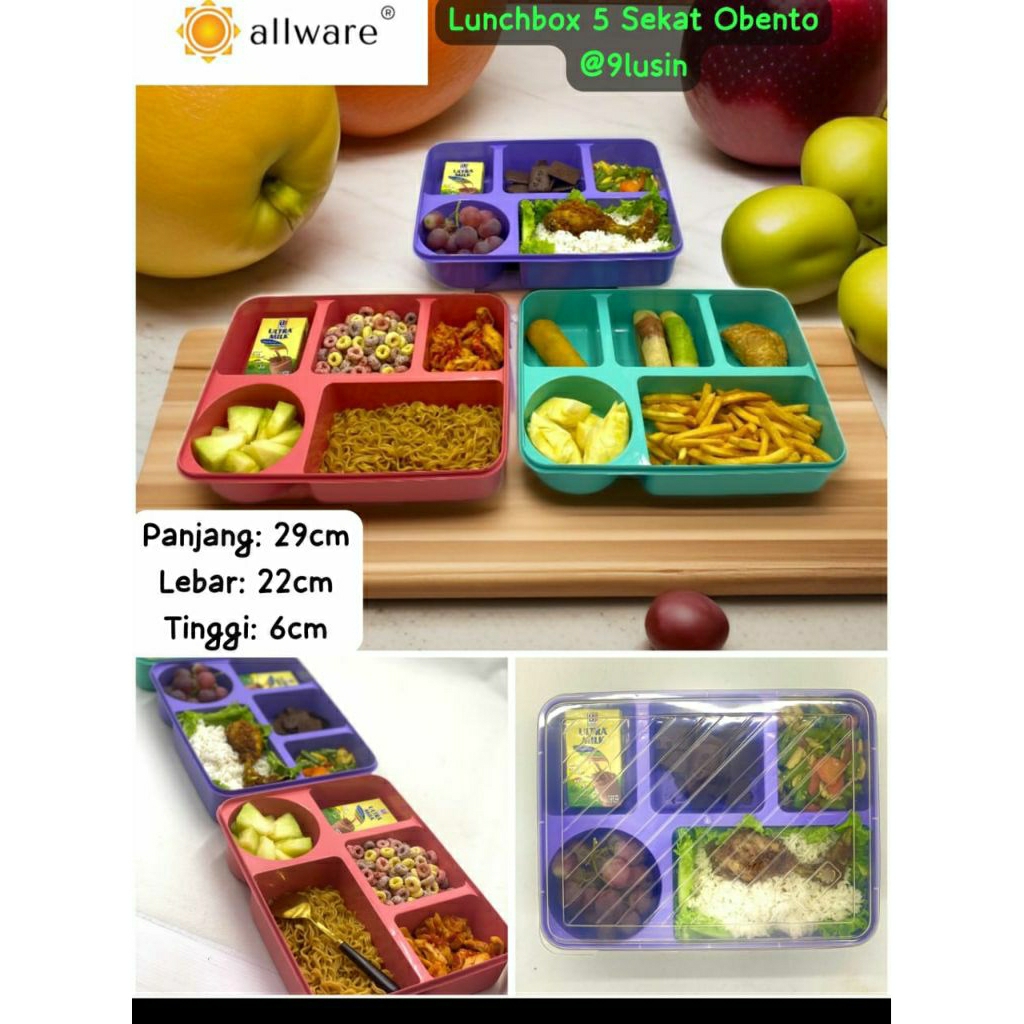 KONTAK NASI SEKAT/KOTAK NASI TK/KOTAK NASI SEKOLAH/LUNCH BOX