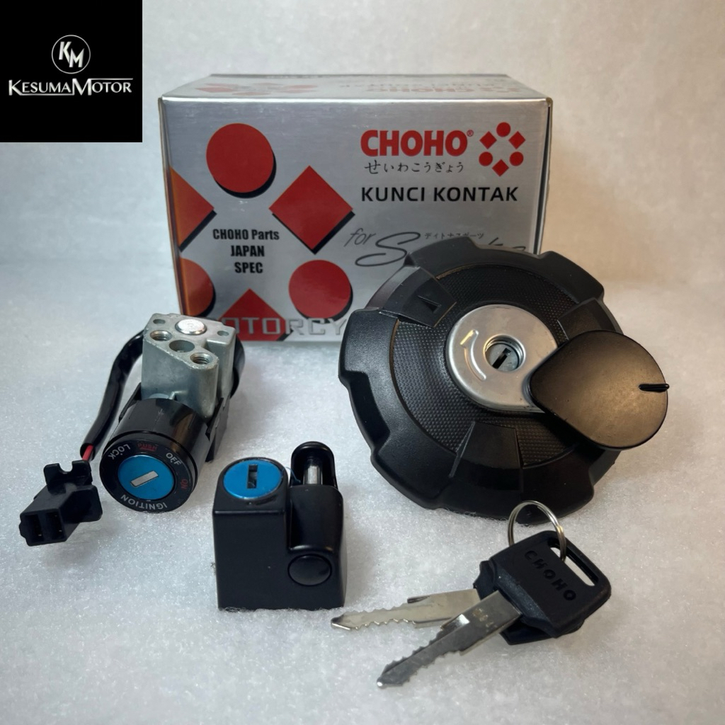 KUNCI KONTAK SET LENGKAP CRF 150 CRF 150L + KUNCI JOK + TUTUP TANGKI-CHOHO
