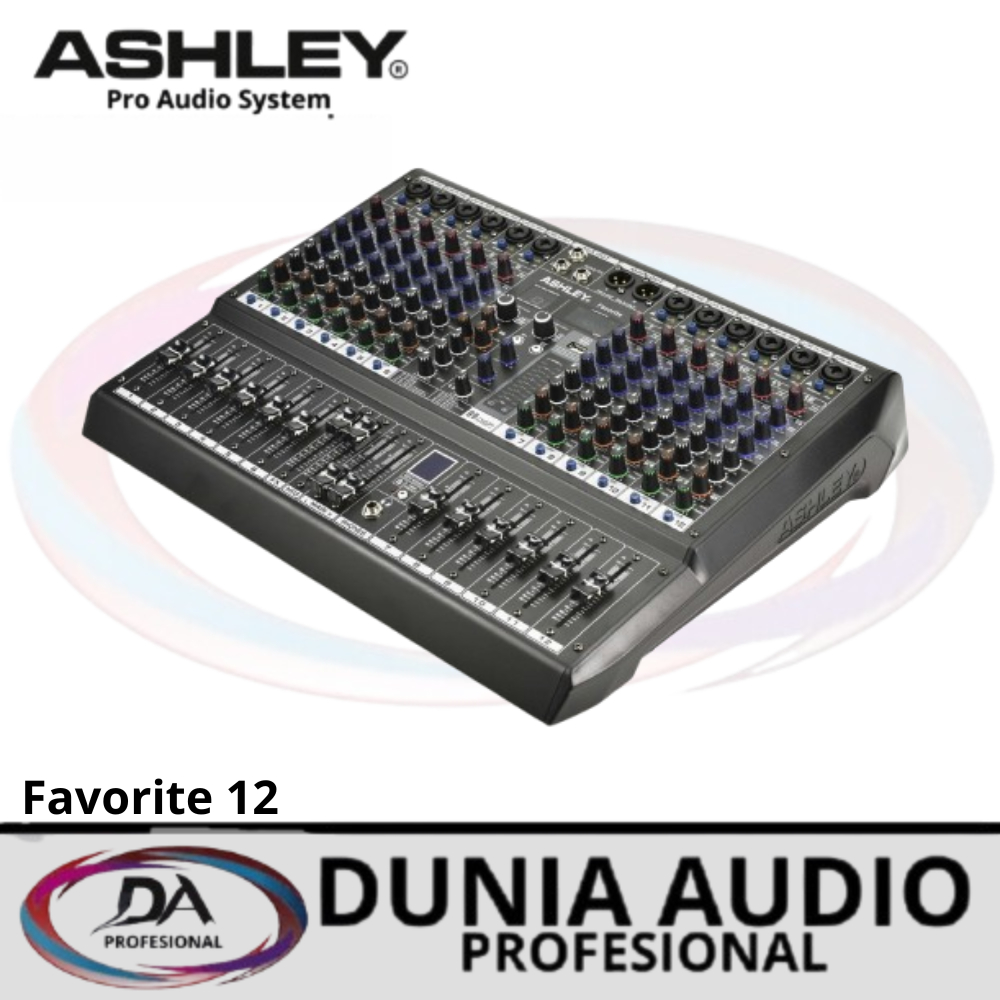 Mixer Ashley Favorite 12 Original 12 channel Mixing ashley favorite 12