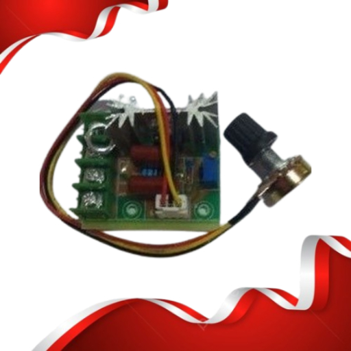 Dimmer AC 2000 Watt / AC Motor Speed Bor Gurinda / Dimmer Lampu / Pengatur  Dinamo, Dll