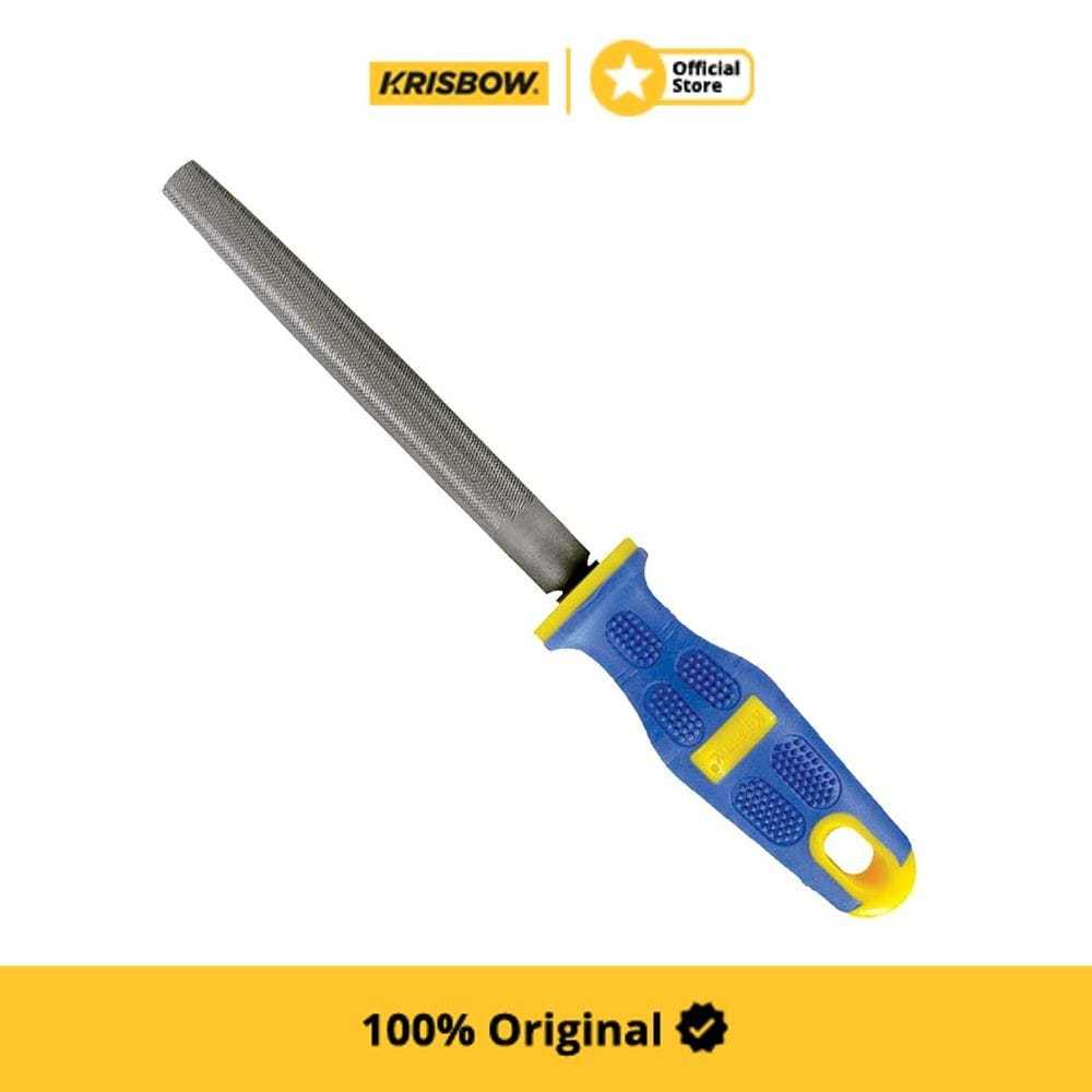 KRISBOW Half Round File Kikir Setengah Bulat / Kikir Setengah Bulat 4"/100mm