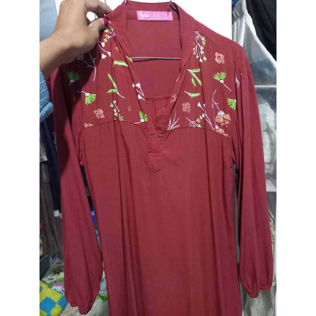 preloved blouse kemeja nux ladies
