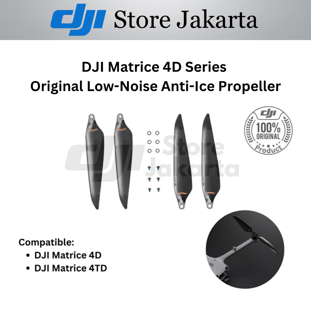 Propeller Baling-Baling DJI Matrice 4D DJI Matrice 4TD Anti-Ice Low-Noise Propeller Original Drone D