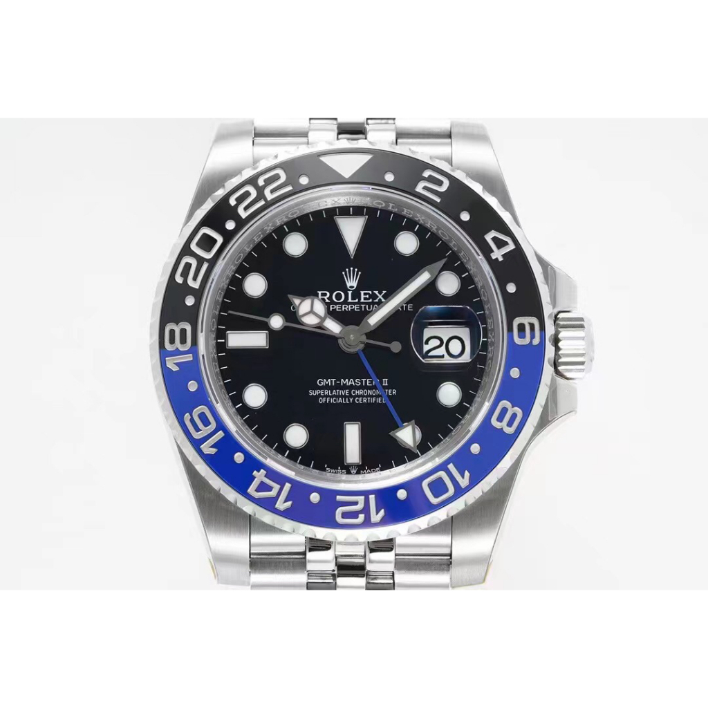 PAKET HEMAT (100% ASLI)COD Baru INCLUDE BOX Jam Tangan Rolex ORIGINAL 100% Seri GMT - Master II