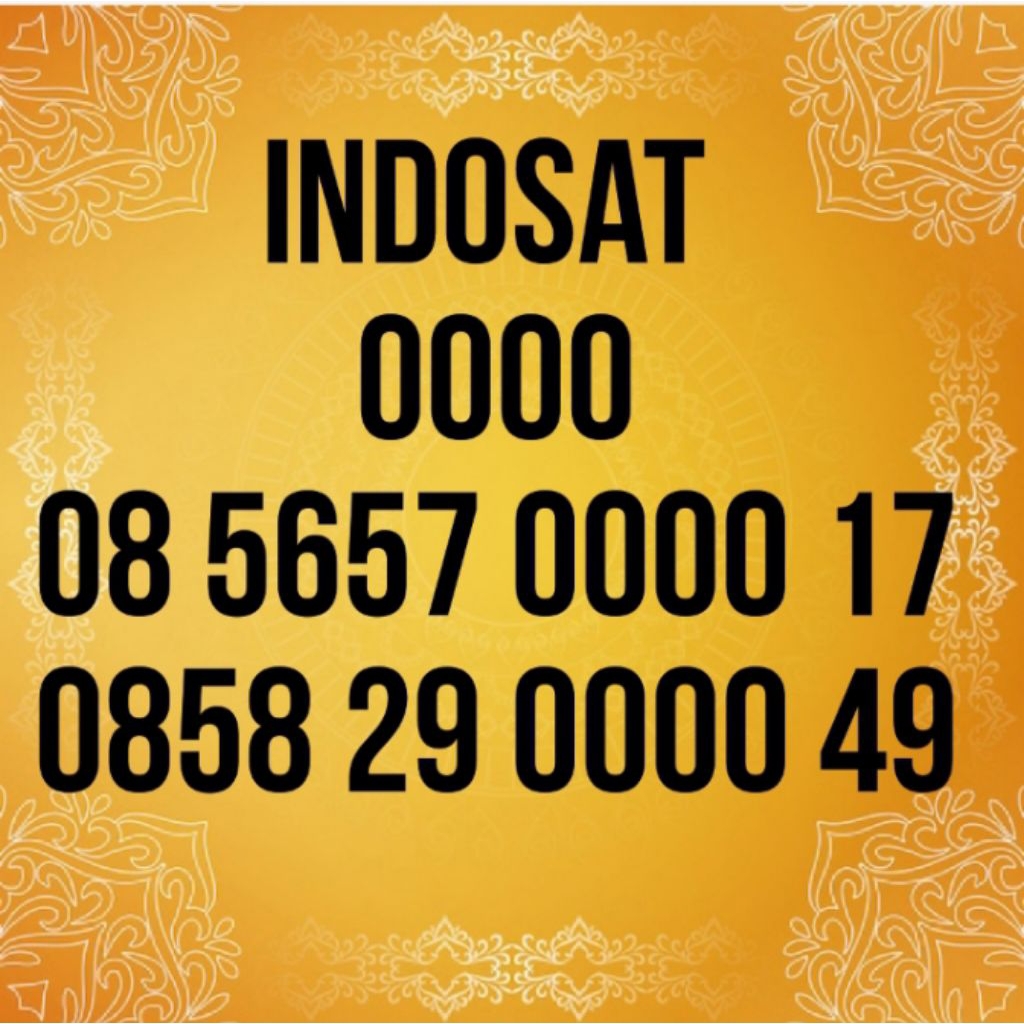 mkartu perdana nomor cantik Indosat oredoo 0000