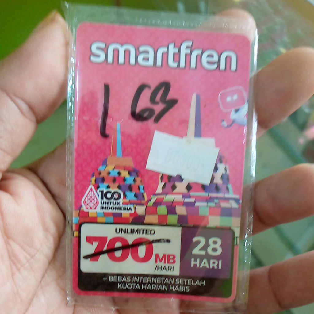 kuota injek Smartfren Unlimited 1Gb 30hari