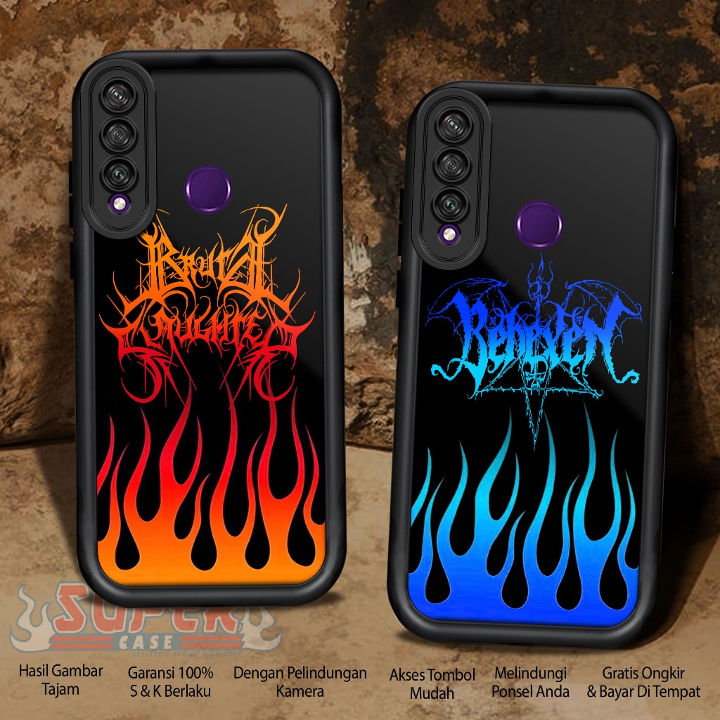 Case Hp For HUAWEI Y6P 2020 FIRE SoftCase Glossy casing Handphone Silikon Glass