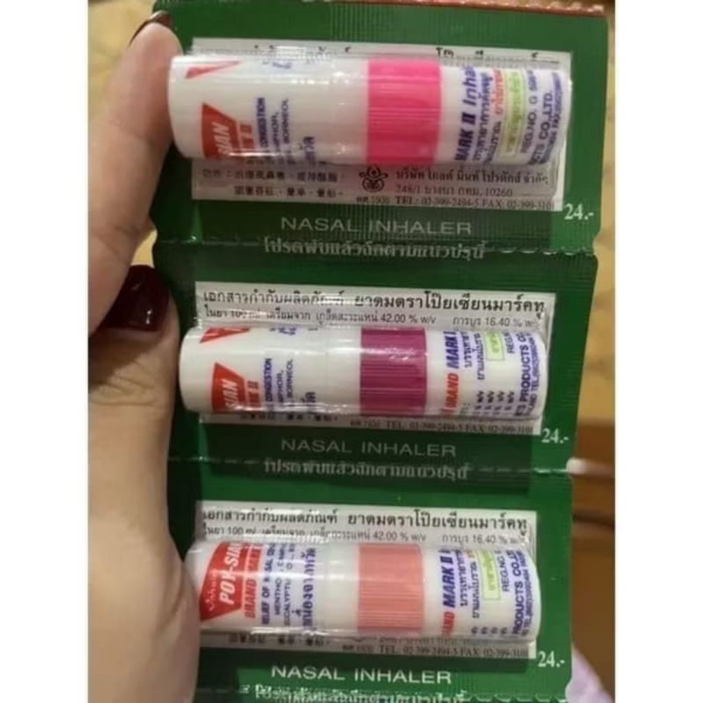 POY SIAN INHALER meredakan hidung tersumbat Flu pilek batuk Inhaler Minyak Angin Pereda Hitung Tersu