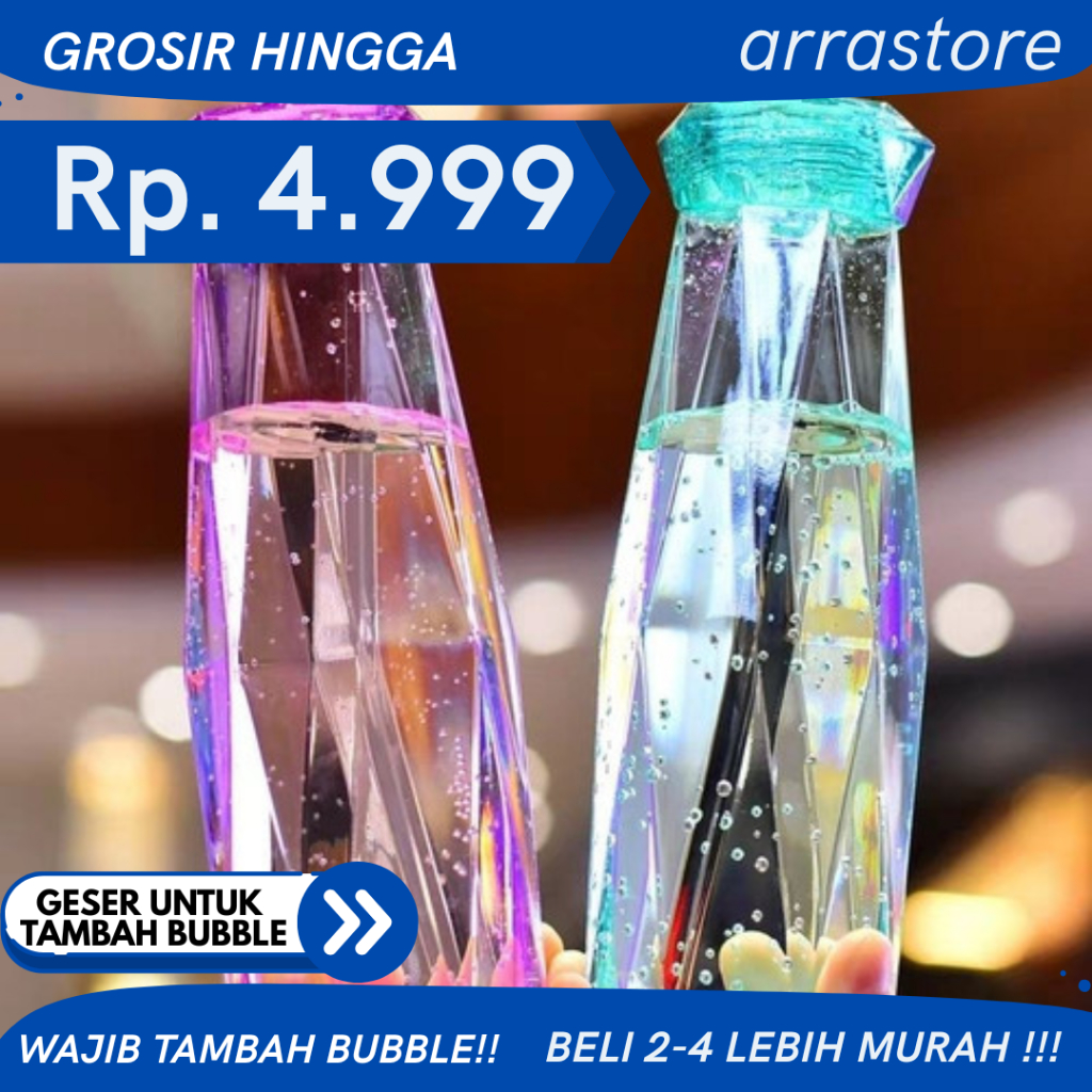 Botol Kaca diamond Botol Kaca Kristal