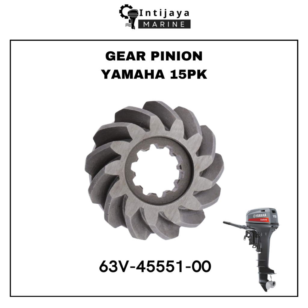 63V-45551-00 GEAR PINION YAMAHA 15PK | GEAR / GIGI JANTUNG | GEAR / GIGI NANAS SUKU CADANG & SPAREPA
