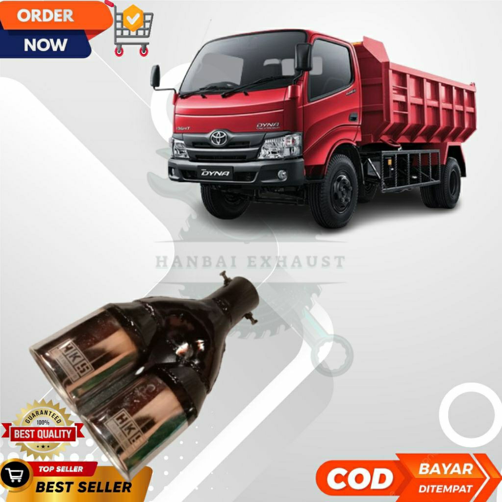 KNALPOT SUOS CABANG CHROME UNTUK TRUK ELF TRONTON MEDIUM BUS DAN MOBIL SOLAR