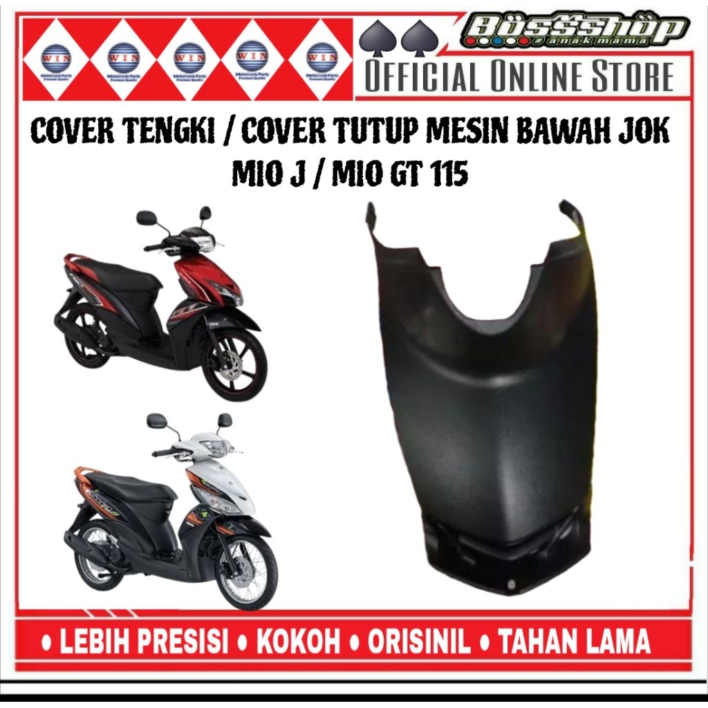 WIN - Cover Tangki Mesin MIO J/Mio GT Cover Tengki Tutup Mesin Bawah Jok MIO J/MIO GT 115