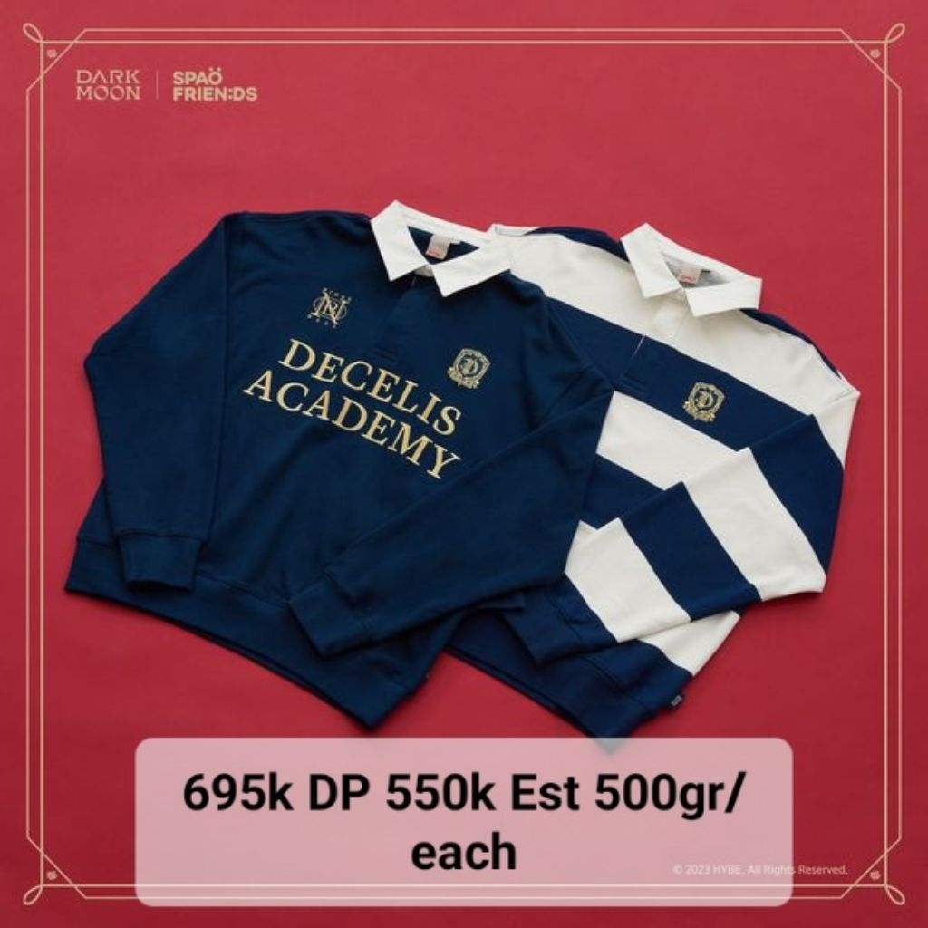 (CHAT KITA DULU JANGAN LANGSUNG CO) (PO) (TIDAK ADA YANG READY) SPAO x Enhypen Dark Moon (BACA DESKR