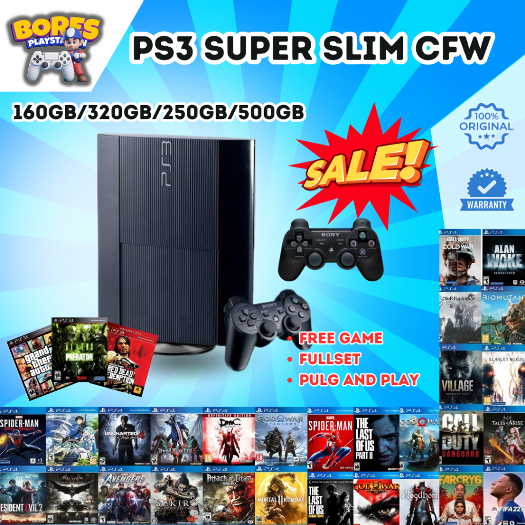 PS3 SUPER SLIM OFW/HFW SERI 4000/4200/4300 FULL GAMES