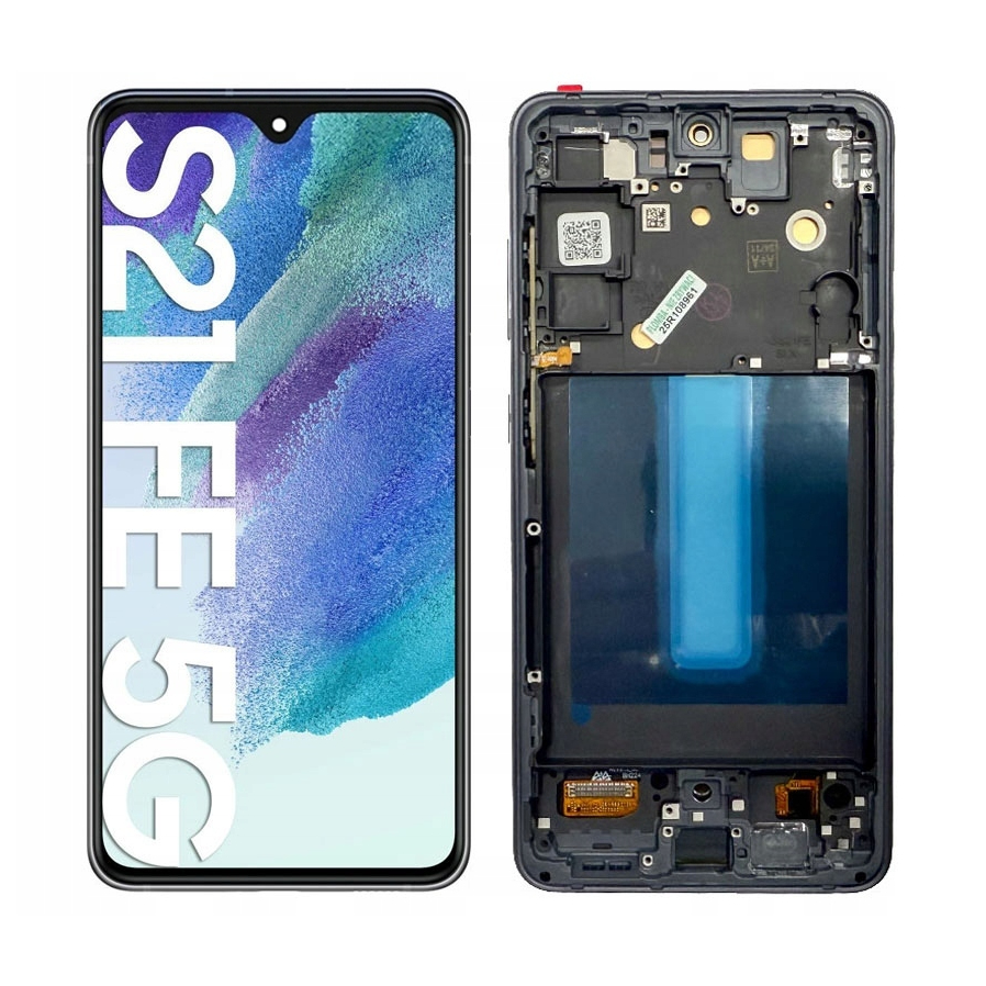 LCD SAMSUNG S21 FE S21FE OLED SMALL + BEZEL / LCD FULLSET LAYAR SENTUH NEW - COMPLETE
