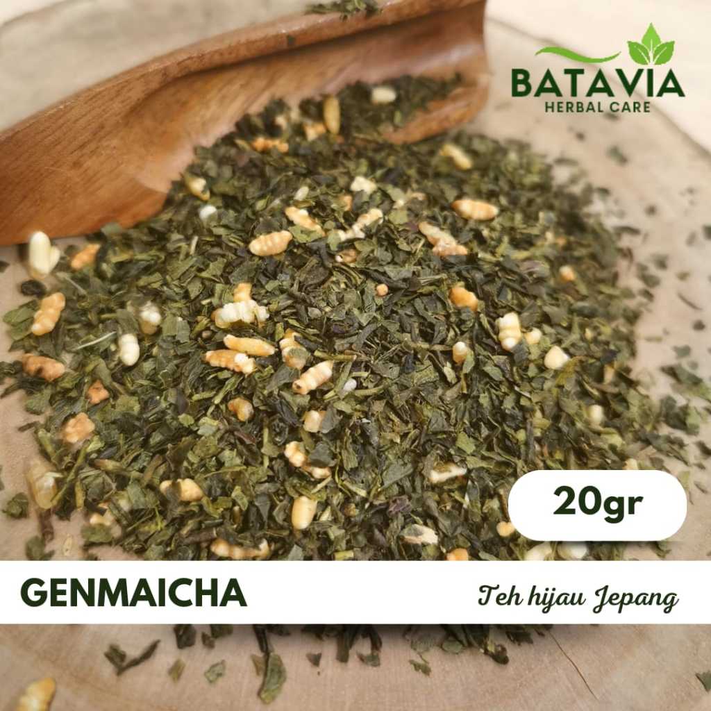 

Genmaicha Japanese Green Tea Roasted Rice Premium Teh Hijau Sencha 20gr