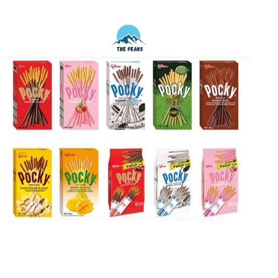 

(The Peaks) Pocky Biskuit Stick all Varian / Snack Biscuit Stick