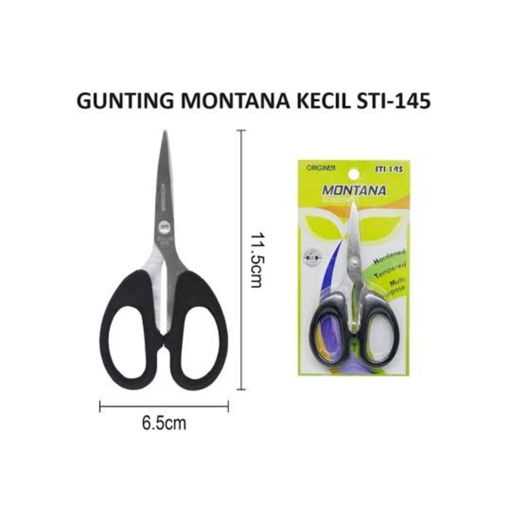

GUNTING MONTANA KECIL STI-145 / GUNTING KERTAS KECIL STI 145 / GUNTING KECIL MONTANA