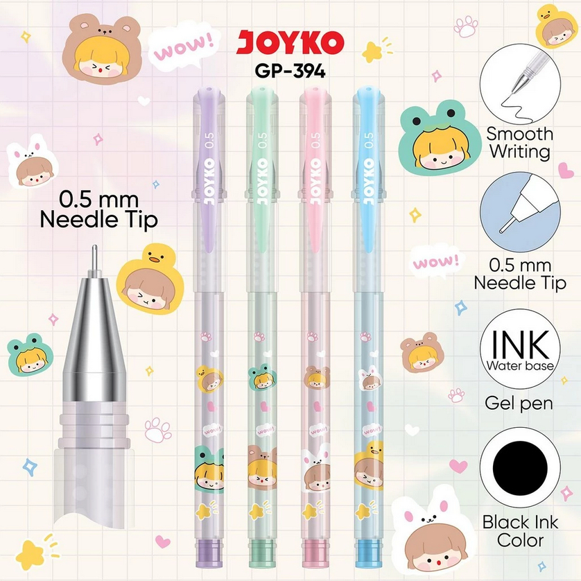 

JOYKO Gel Pen Pulpen Pena GP-394 0.5 mm