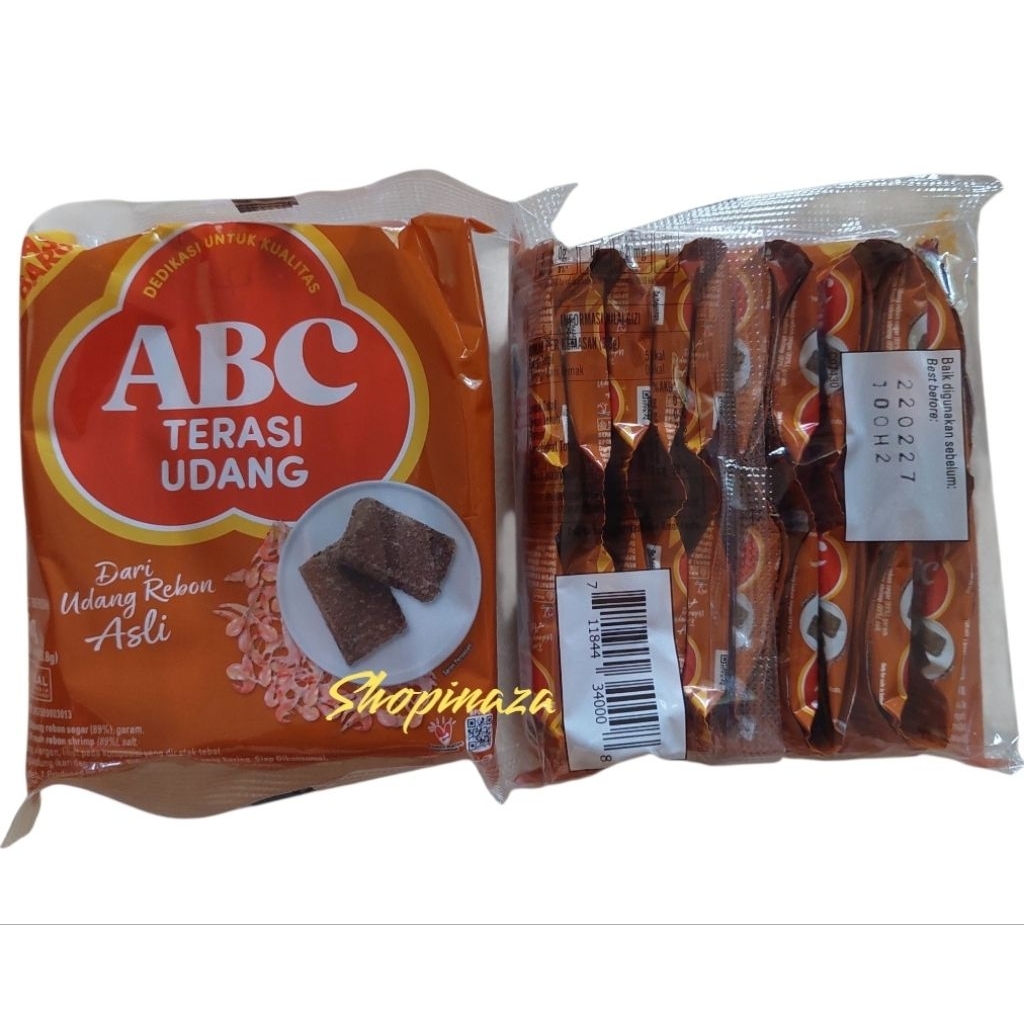 

[ 10 - 20pcs ] Terasi Udang ABC uk 3,8gr