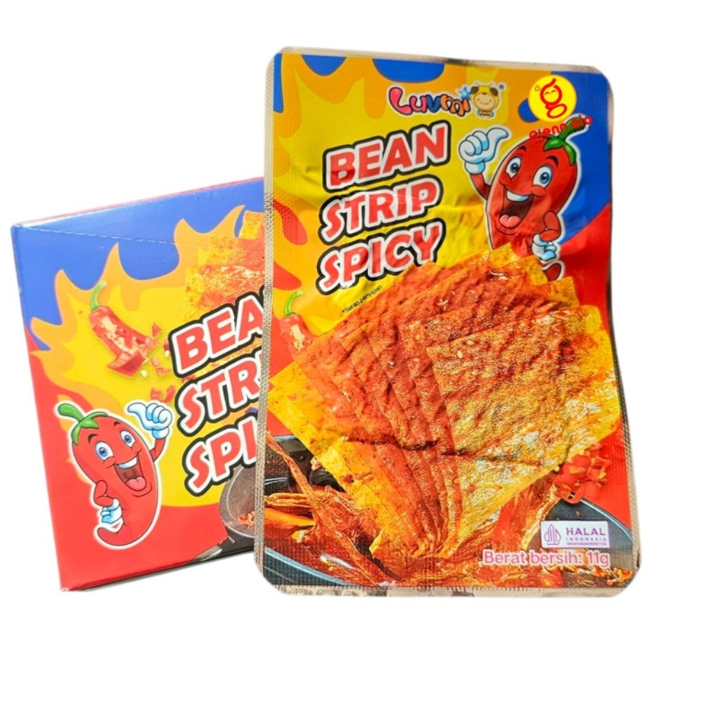 

Olahan Tepung Siap Saji Konsumsi Bean Strip Spicy Luvmi Box iso 30 pcs