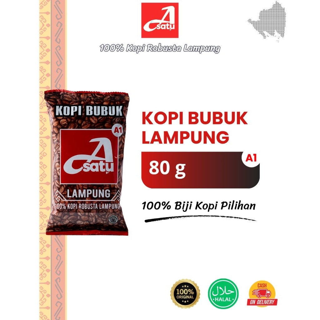 

Kopi Robusta Lampung A1 Asli 80 Gr